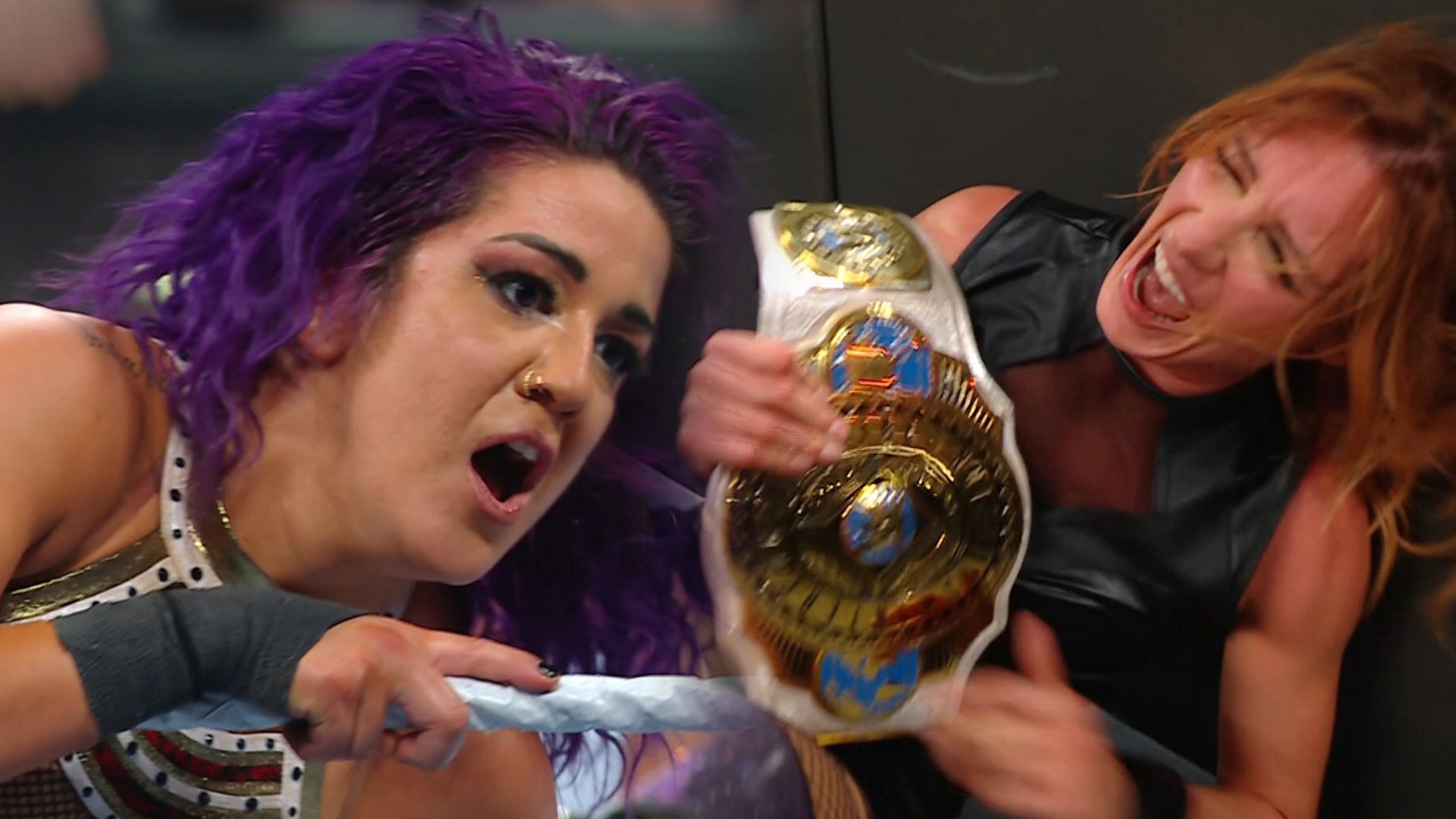 Becky Lynch retained her WWE Women