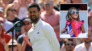 PICTURE: Novak Djokovic's daughter Tara gives wholesome reaction to Serb crushing Dan Evans in Wimbledon 2R