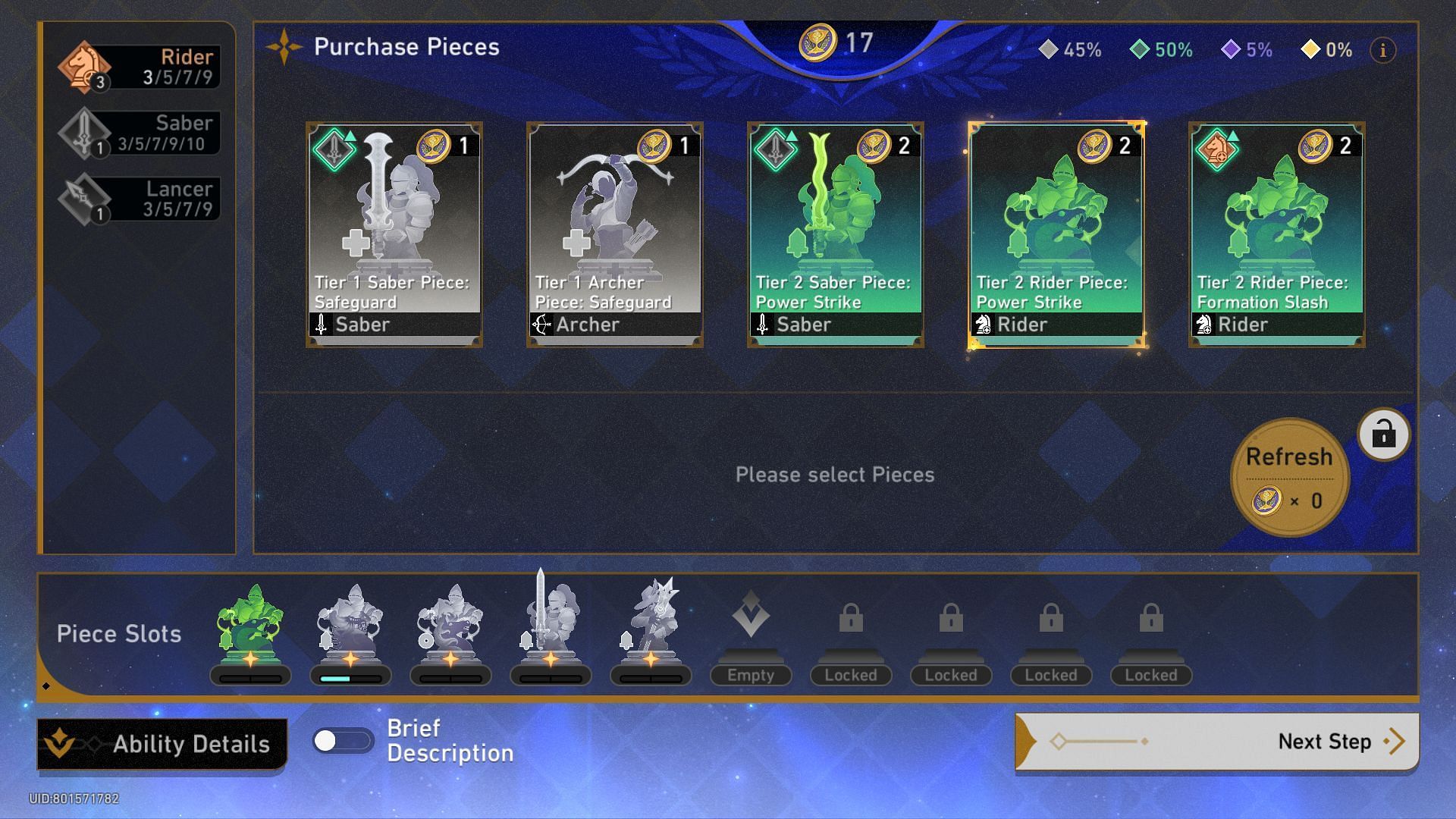 Upgrade Pieces to maximize your team&#039;s damage (Image via HoYoverse)