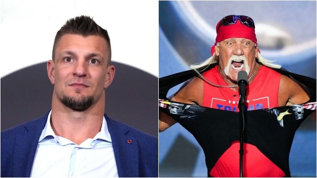 Rob Gronkowski and Hulk Hogan (Credits: SK Inbuilt Imagn Library) 