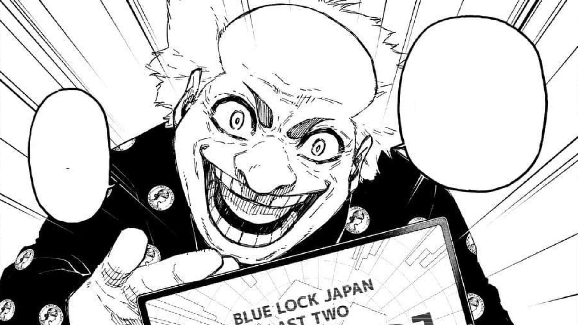 Hirotoshi Buratsuta as seen in the Blue Lock manga (Image via Kodansha)