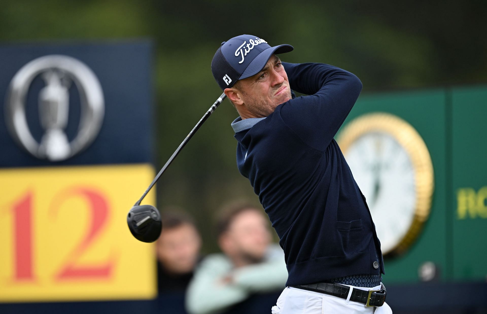 Justin Thomas during round one of the 153rd Open Championship - Source: Getty