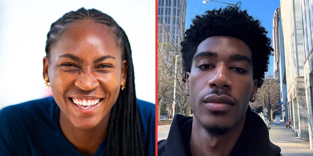 Coco Gauff (left, Source: Getty), Jalen Sera (right, Source: Instagram/jalensera)