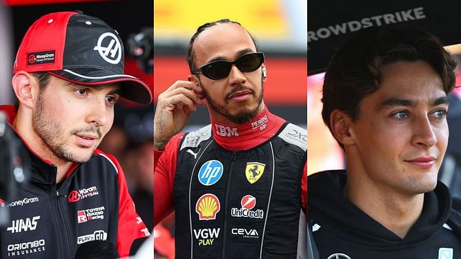 Watch: Lewis Hamilton sensationally overtakes George Russell and Esteban Ocon in one corner during the British GP