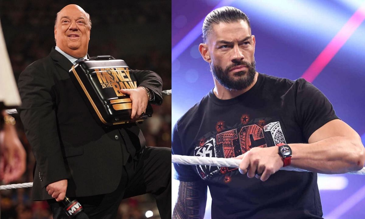 WWE executive, Paul Heyman (L) and Roman Reigns (R). [Photo credit: WWE.com]