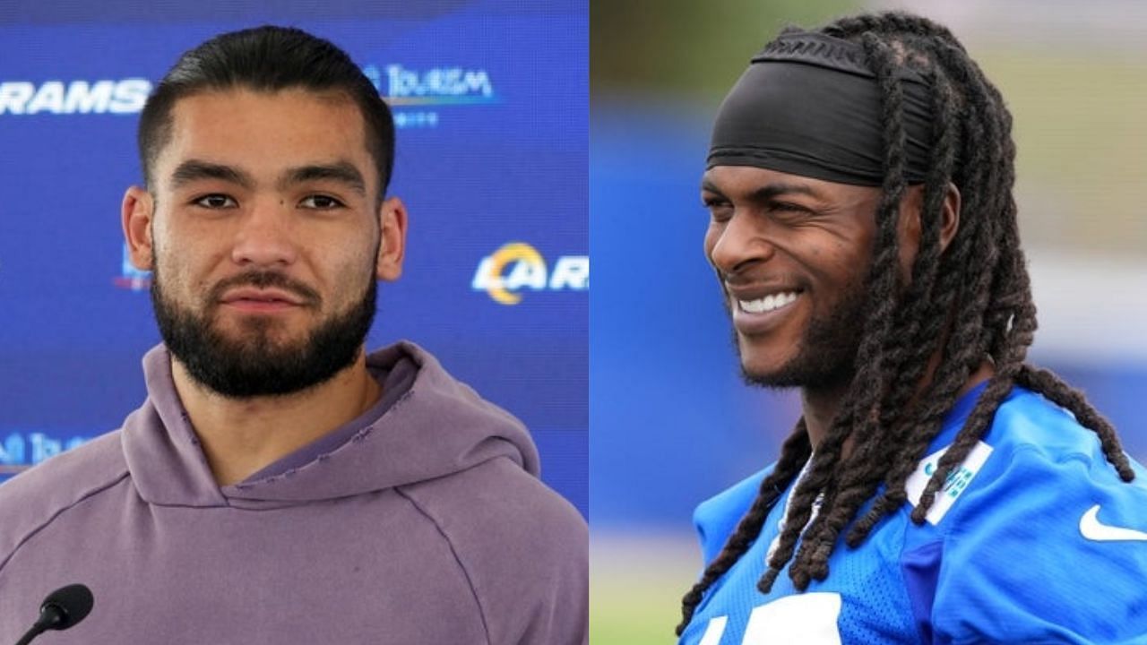 Los Angeles Rams WR Puka Nacua - Los Angeles Rams WR Davante Adams