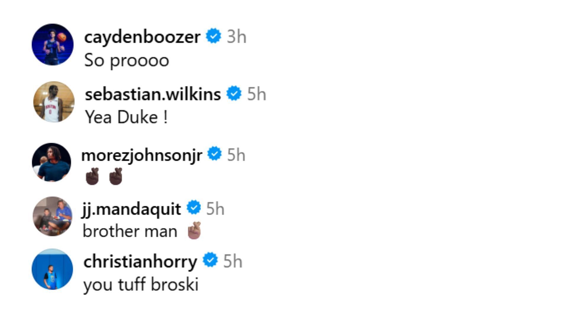 Other reactions to Nikolas Khamenia&#039;s post on Instagram (Image Source: @nik.khamenia/Instagram)