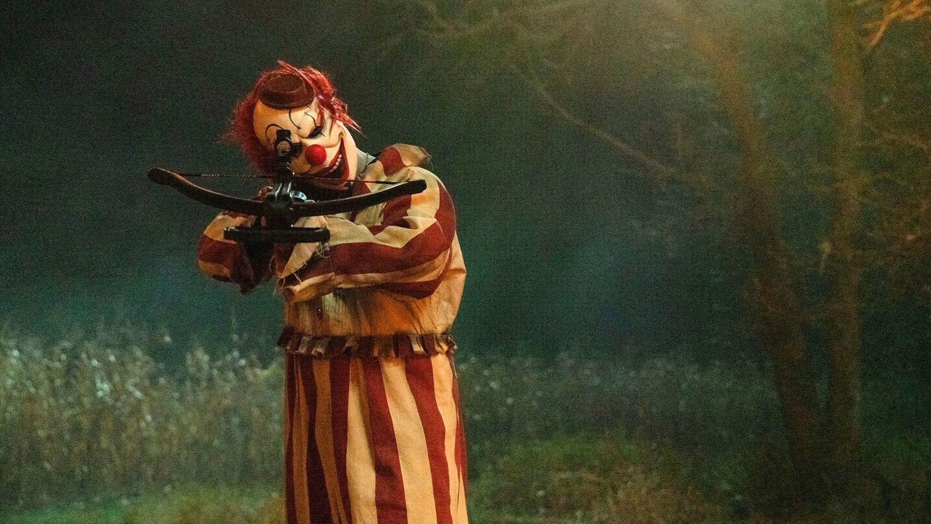 Clown in a Cornfield