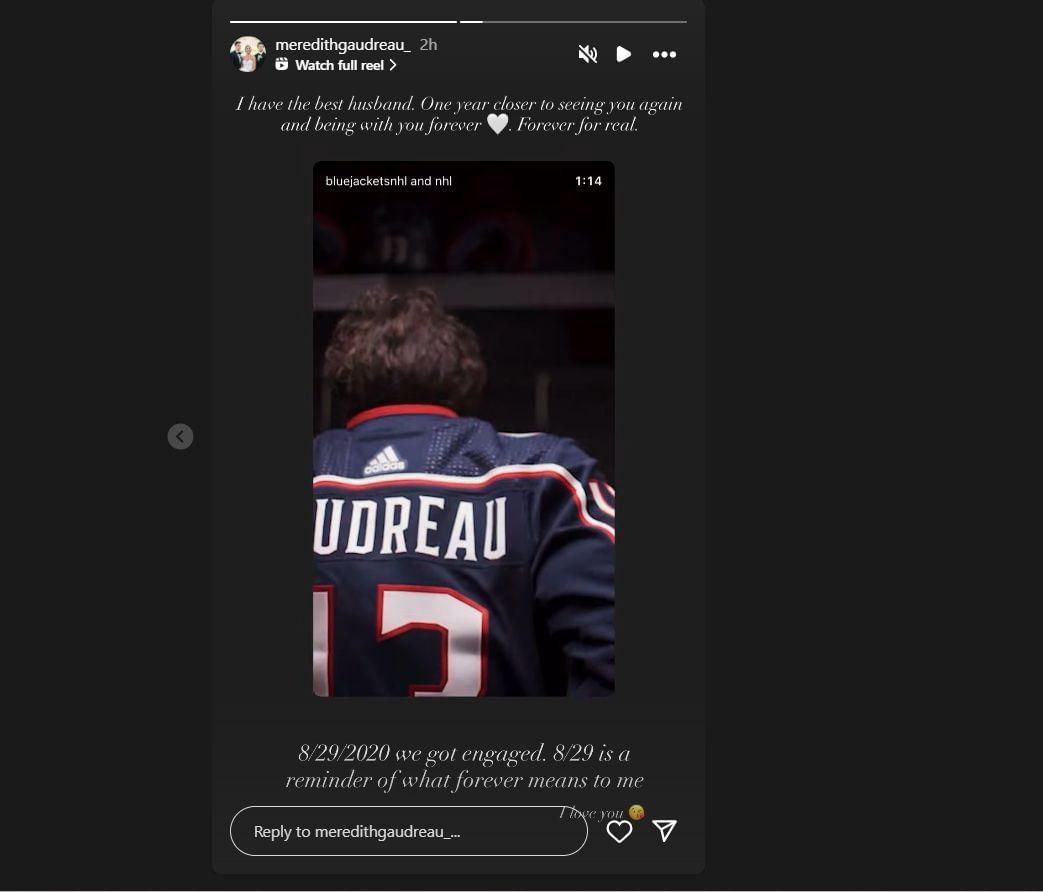 via Instagram/@meredithgaudreau_