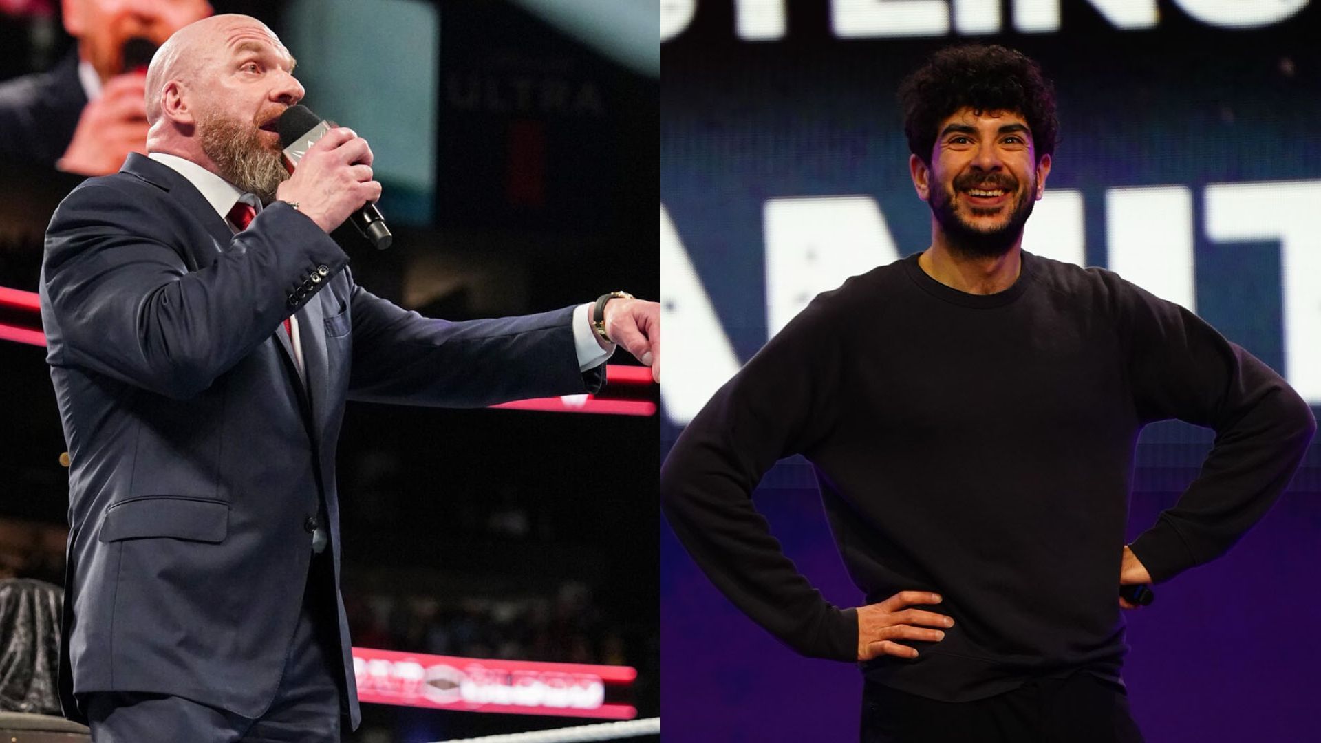 Tony Khan picked over Triple H? (via WWE.com and AEW