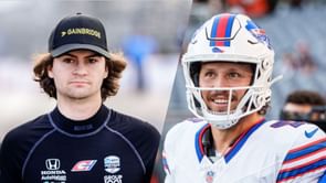 IndyCar's Colton Herta makes a big NFL prediction for the Buffalo Bills led by "freak" Josh Allen