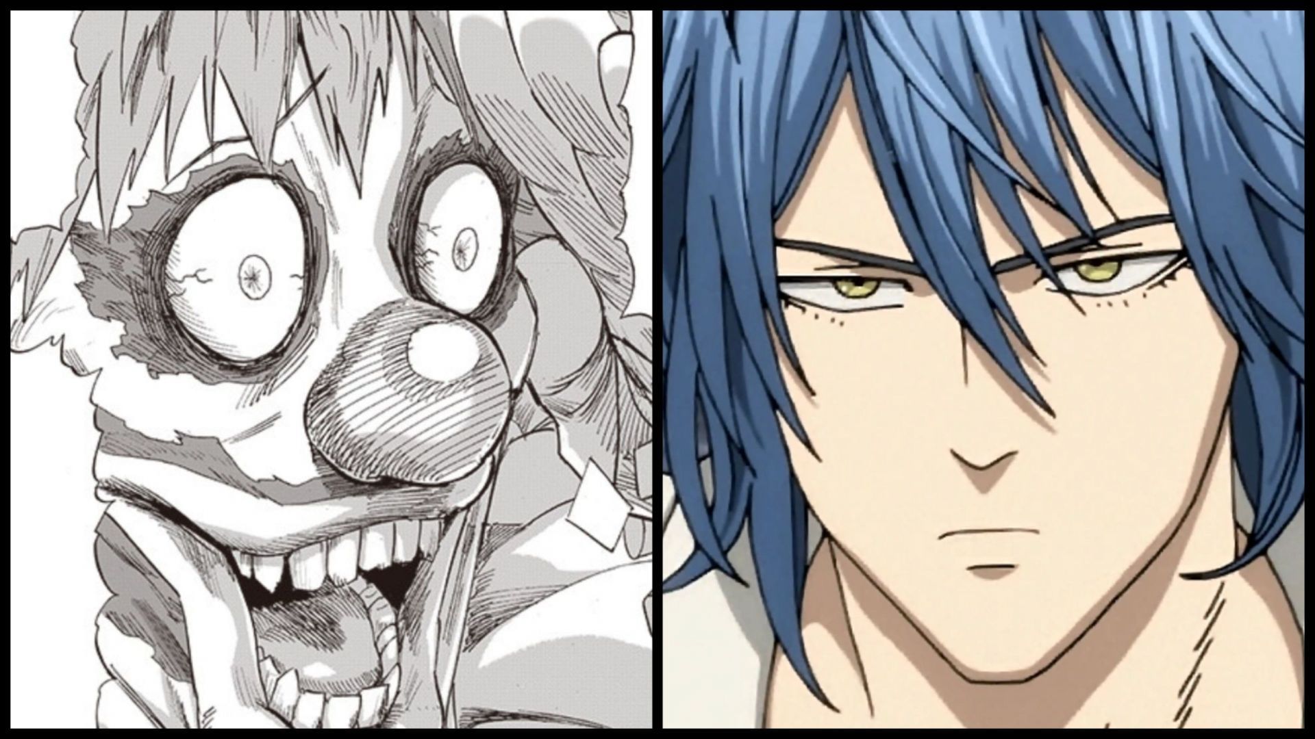 One Punch Man chapter 213: Handsome Kamen Amai Mask faces off against Pesky Clown