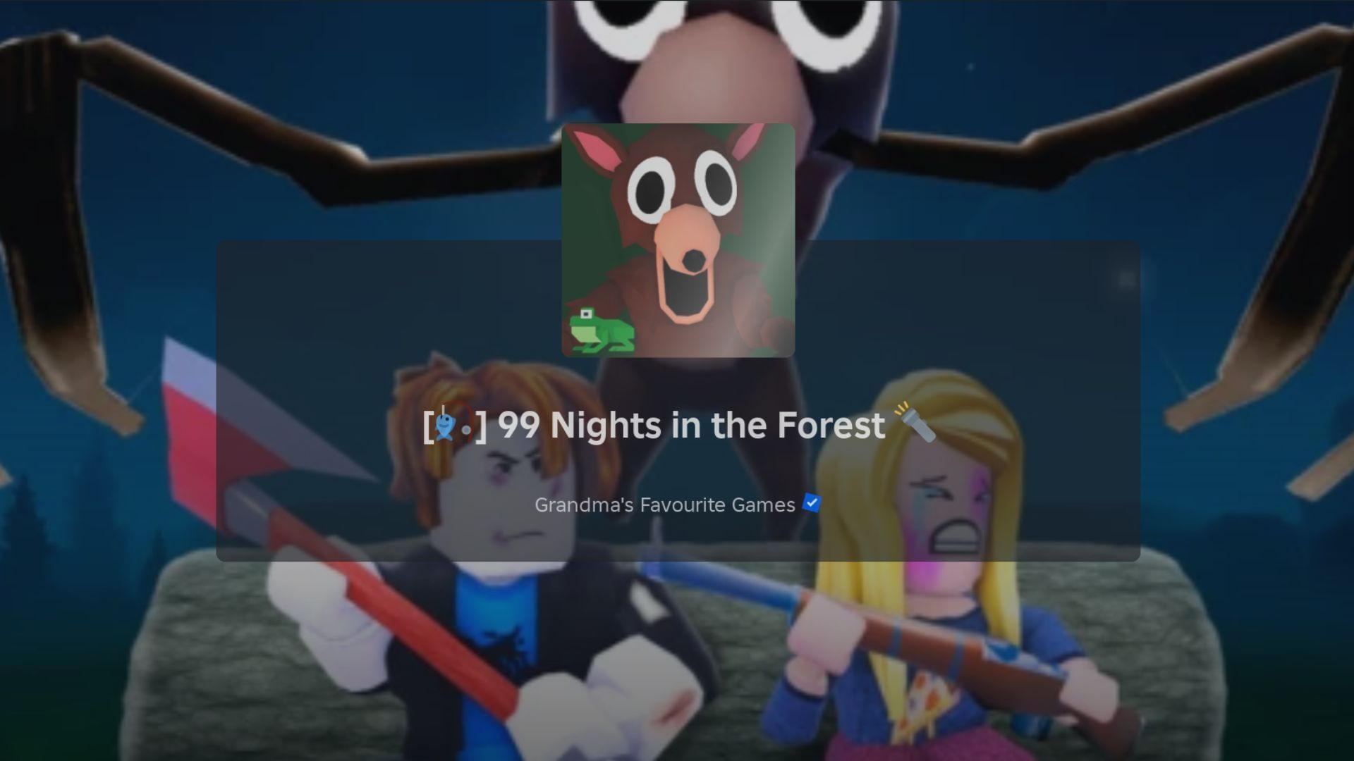 99 Nights in the Forest loading screen