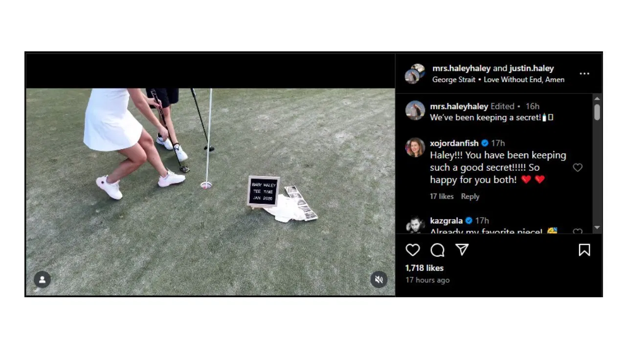 Source: Screenshot via Instagram/@justin.haley