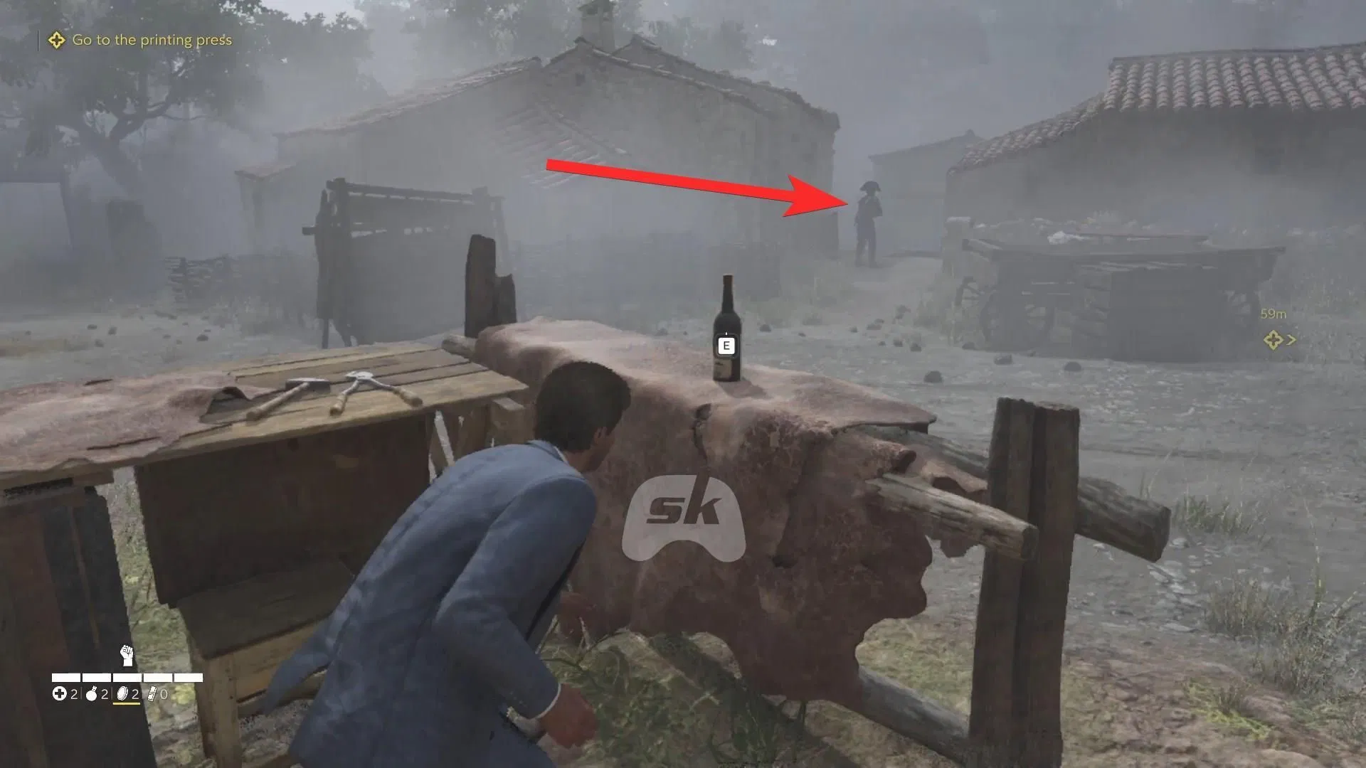 Eliminate the guard and proceed forward (Image via Sportskeeda Gaming || 2K)