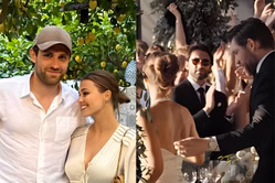 MUST-SEE: Leon Draisaitl's wife Celeste finally shares the long-awaited wedding video, best-friend Lauren McDavid can't stop gushing