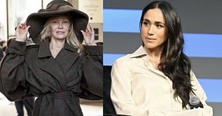Pamela Anderson has a one-word reaction to being asked whether Meghan Markle's Netflix show ripped off her cooking show