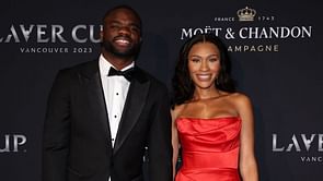 Frances Tiafoe and girlfriend Ayan Broomfield turn up the style as they embark on on a romantic lunch date amid Canadian Open