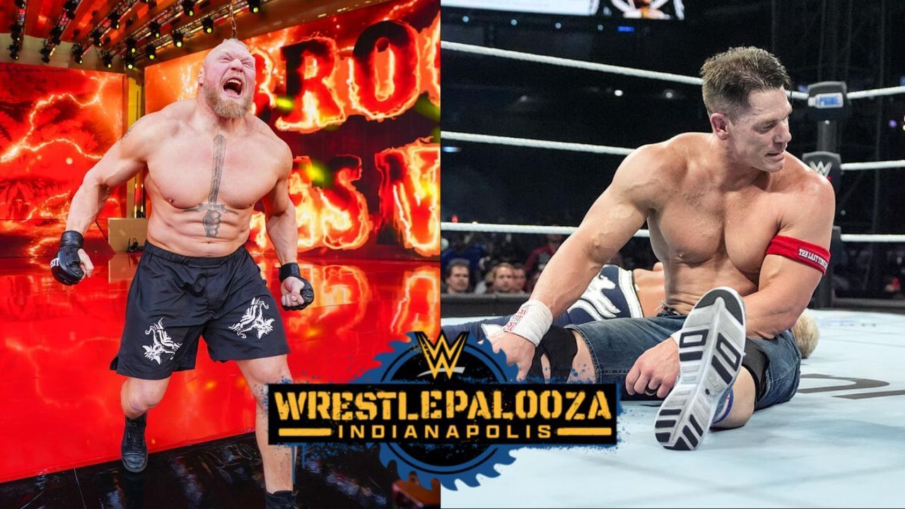 Brock Lesnar and John Cena! (Credits: WWE.Com)