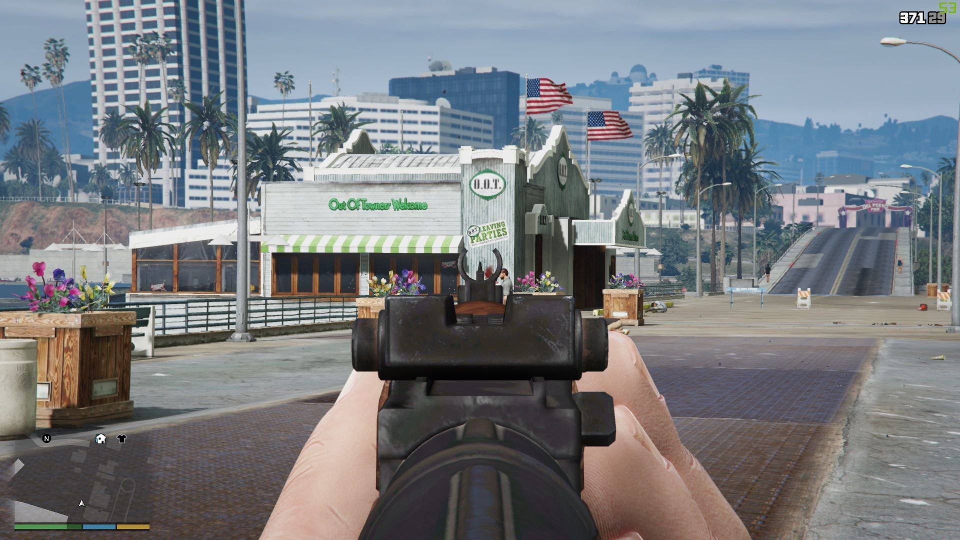 This mod makes several changes to make gunplay more realistic (Image via Rockstar Games || GTA5 mods/voncarl93)