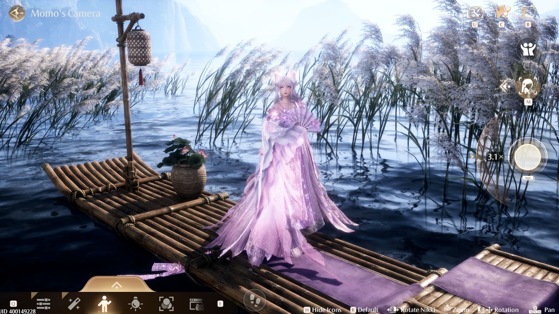 Stand on the raft and take a photo (Image via Sportskeeda Gaming/Infold Games)