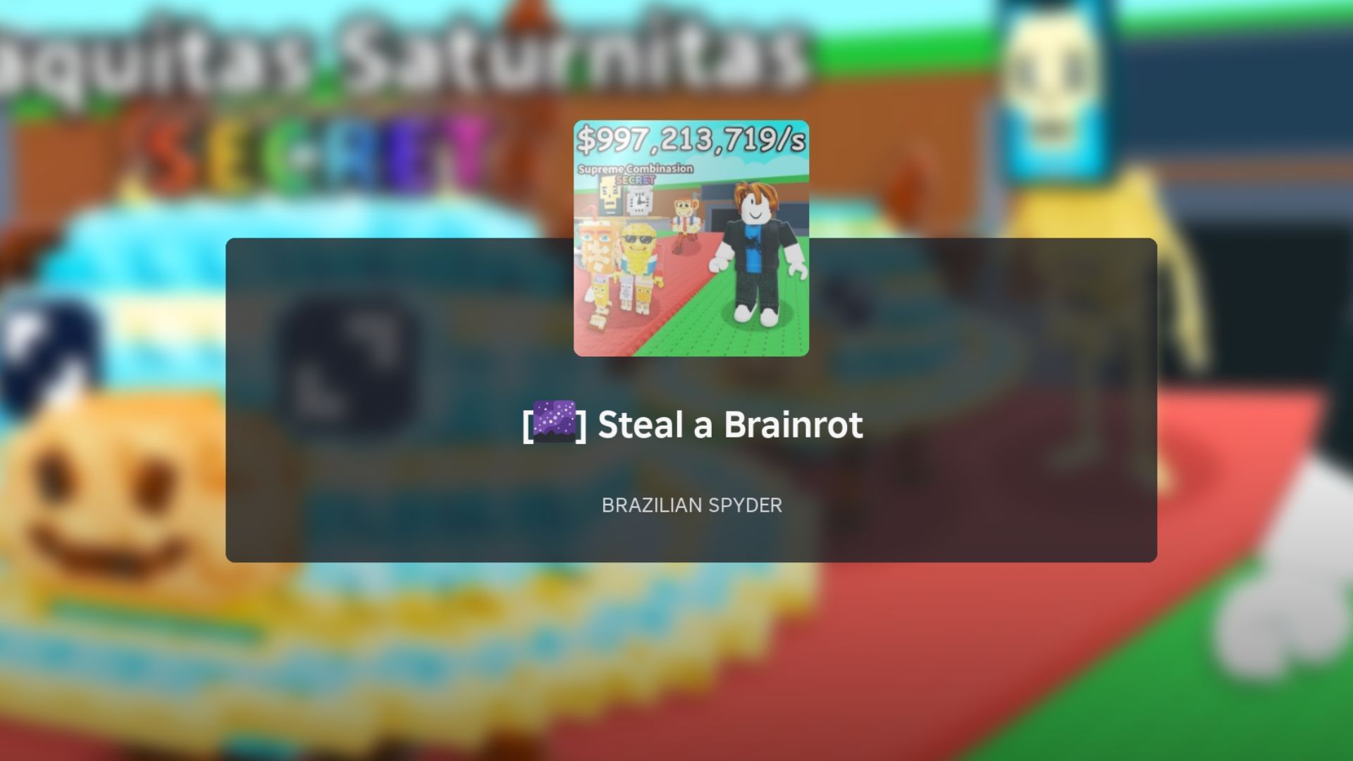 Steal a Brainrot loading screen