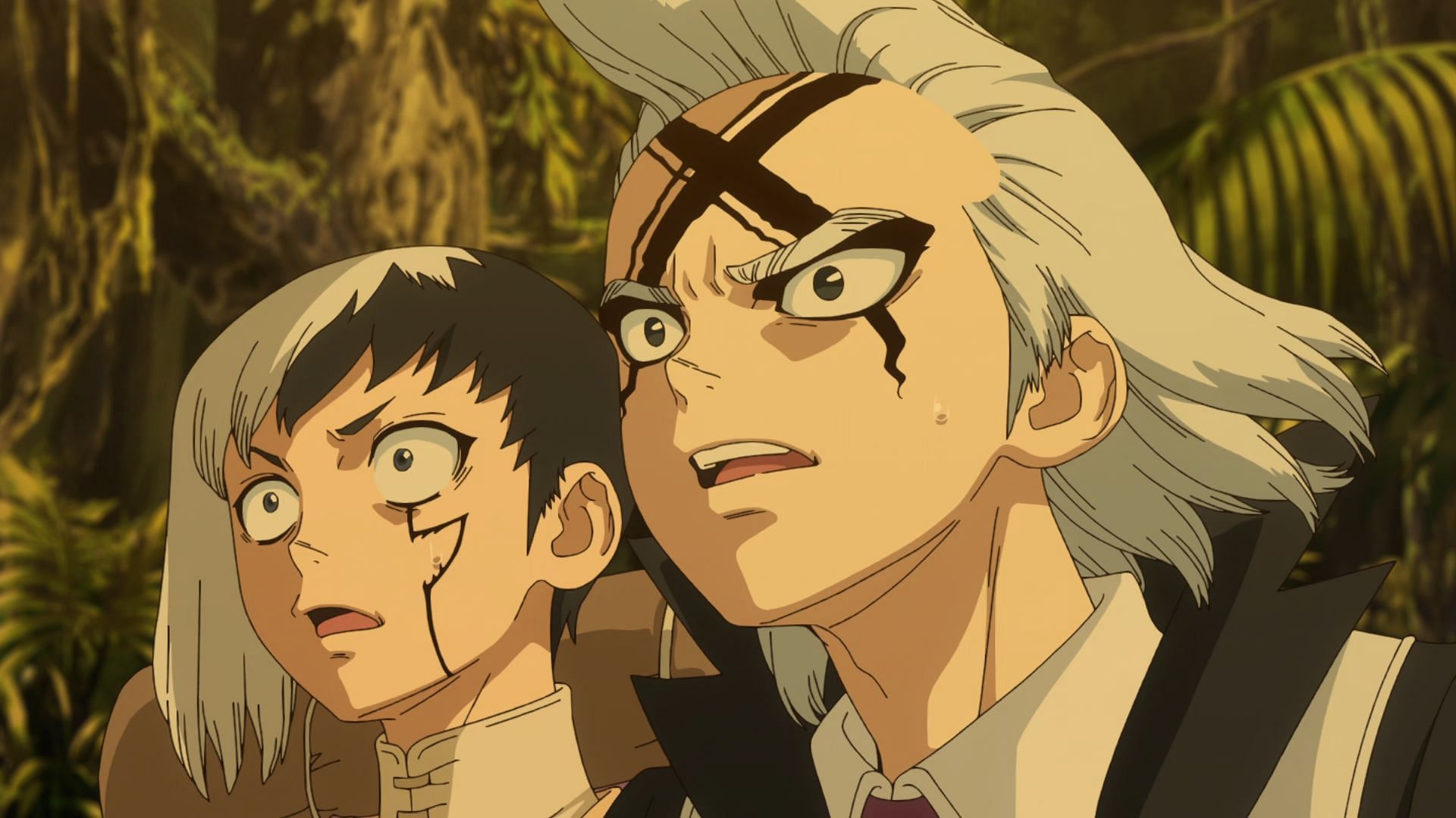 Asagiri Gen and Dr. Xeno as seen in Dr. Stone: Science Future anime (Image via TMS Entertainment)