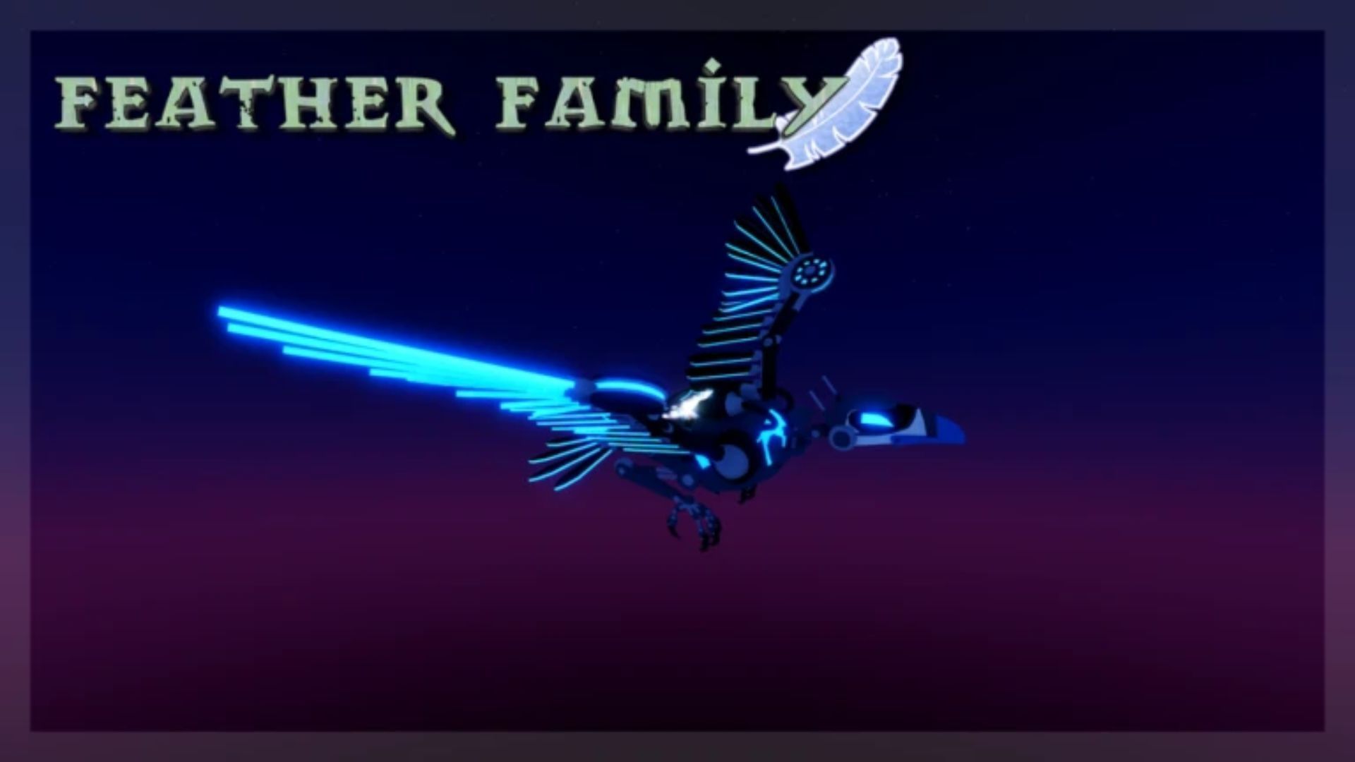 Feather Family Robot Bird