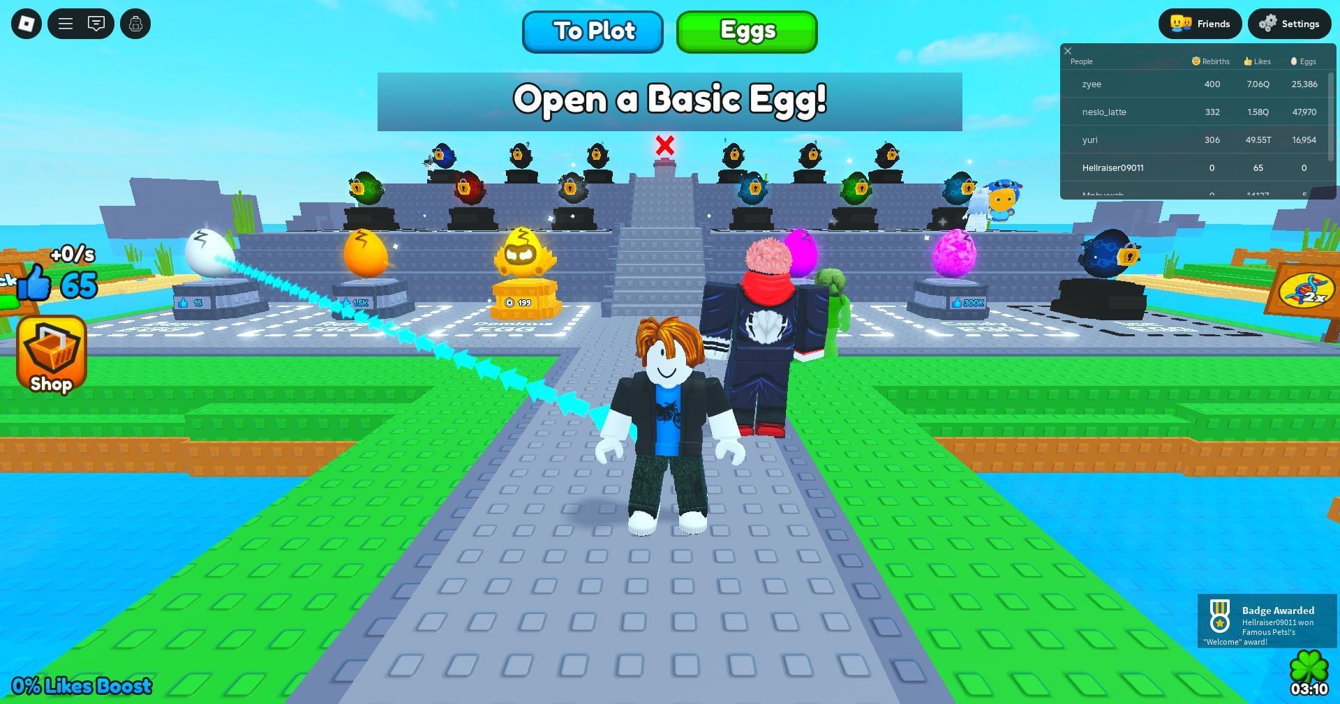 Claim your freebies (Image via Roblox)