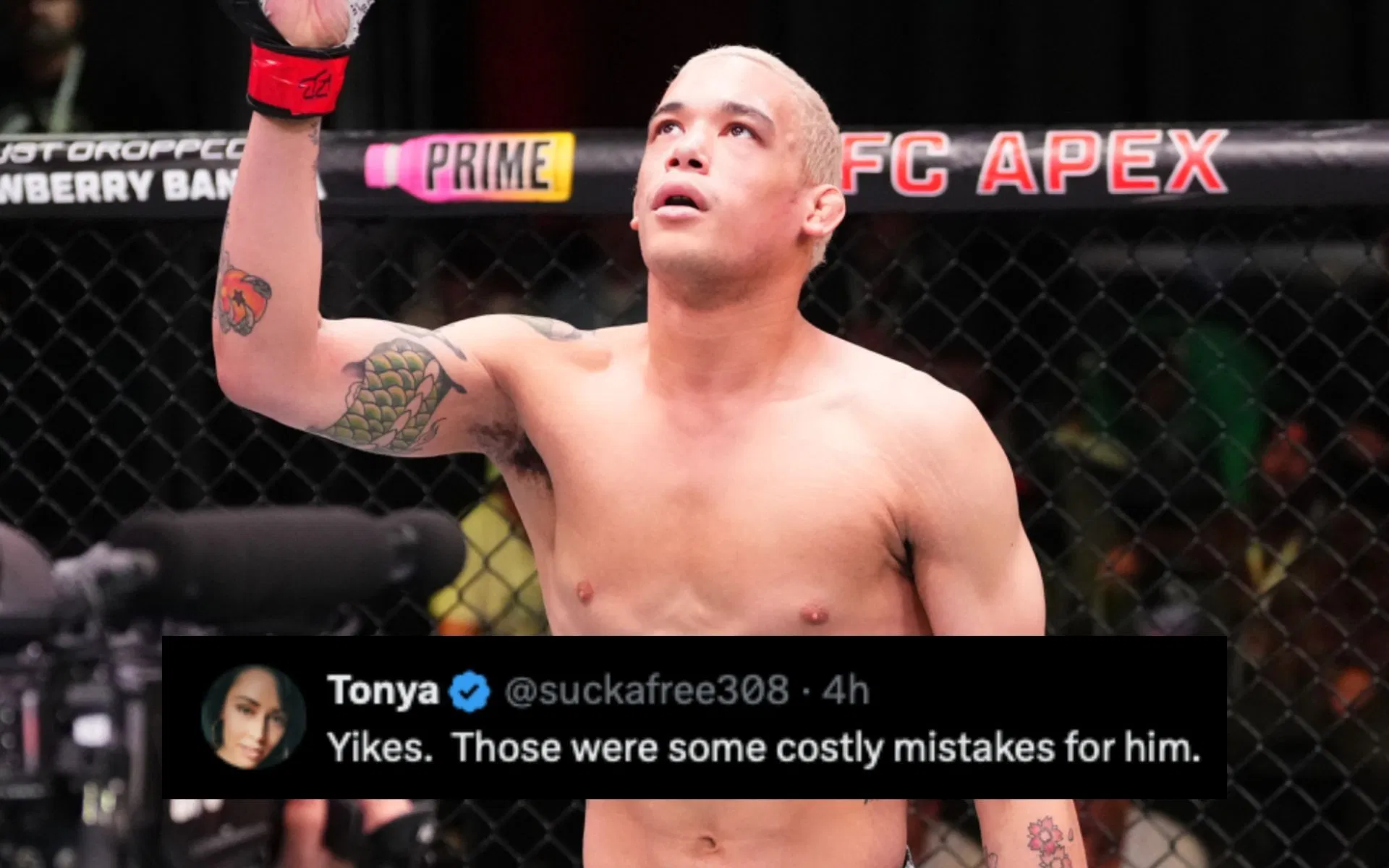 Fans on Bryan Battle getting removed from the UFC. [Image courtesy: Getty Images]