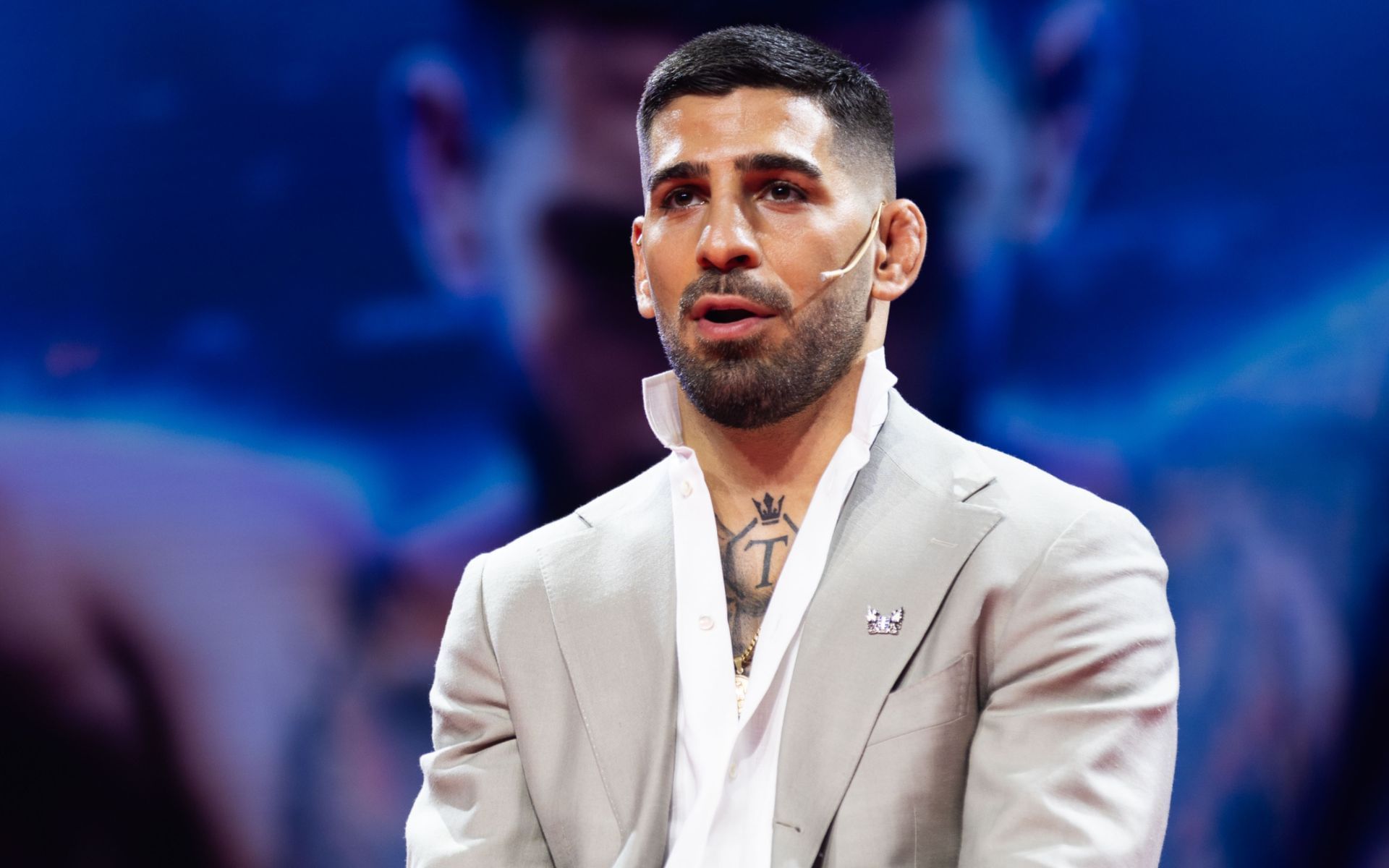 Ilia Topuria urged to fight mercurial lightweight contender. [Image courtesy: Getty Images]