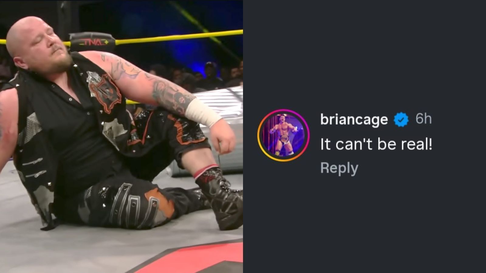 Brian Cage&#039;s comment on Sami Callihan&#039;s retirement [Images via: TNA Wrestling&#039;s Instagram]