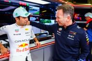 Sergio Perez with Christian Horner at the 2024 Mexico City Grand Prix - Source: Getty