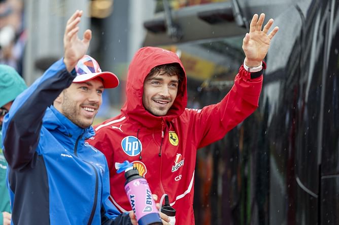 WATCH: Charles Leclerc & Pierre Gasly share hilarious early morning banter