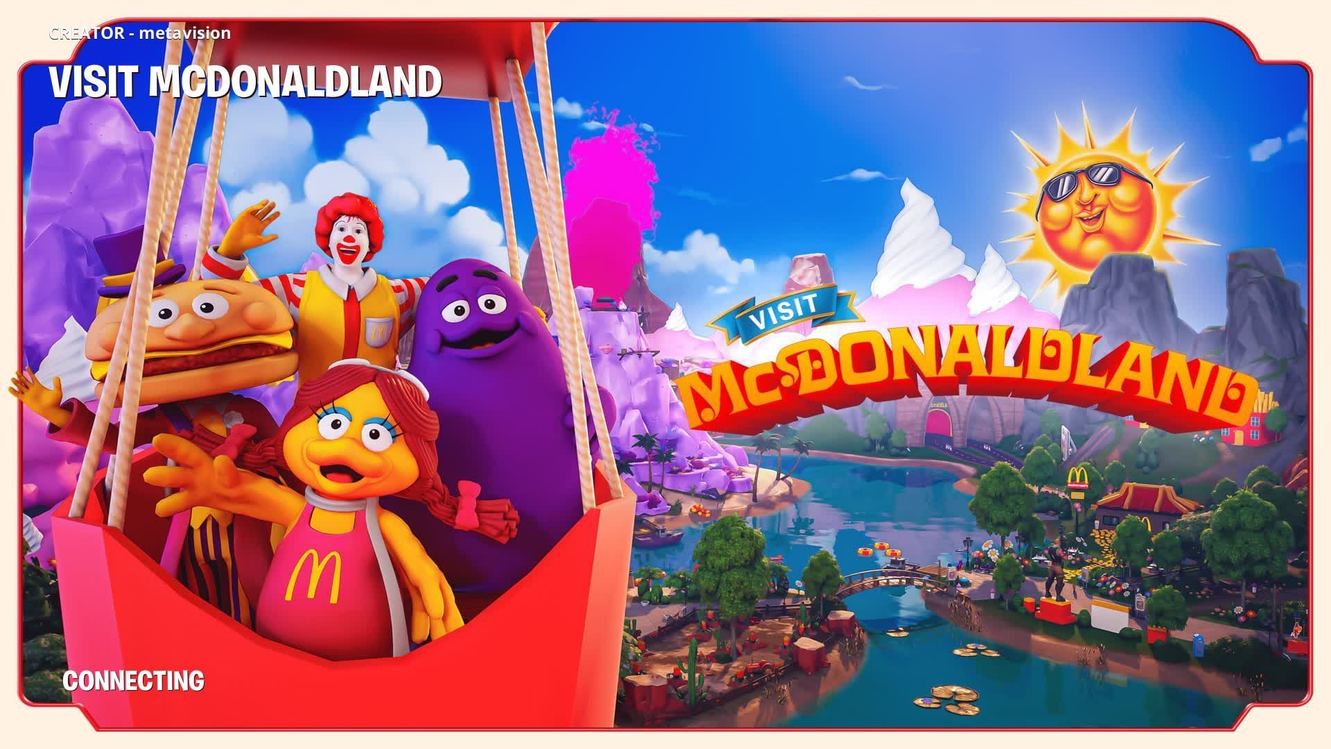 Fortnite McDonaldland island explored (Image via SK Gaming || Epic Games)