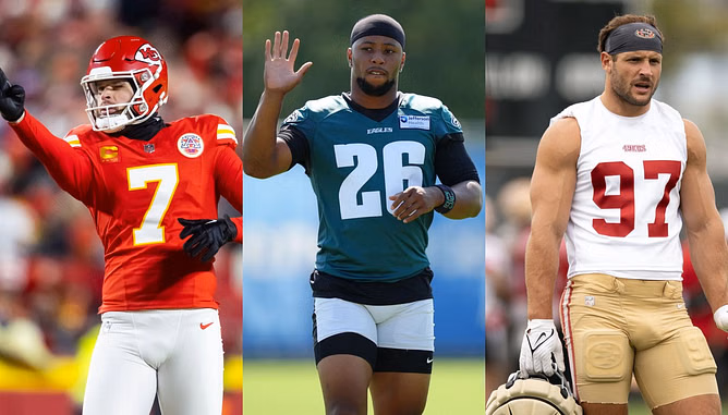 Saquon Barkley joins Donald Trump’s “President’s Council" alongside Chiefs Kicker Harrison Butker and 49ers DE Nick Bosa