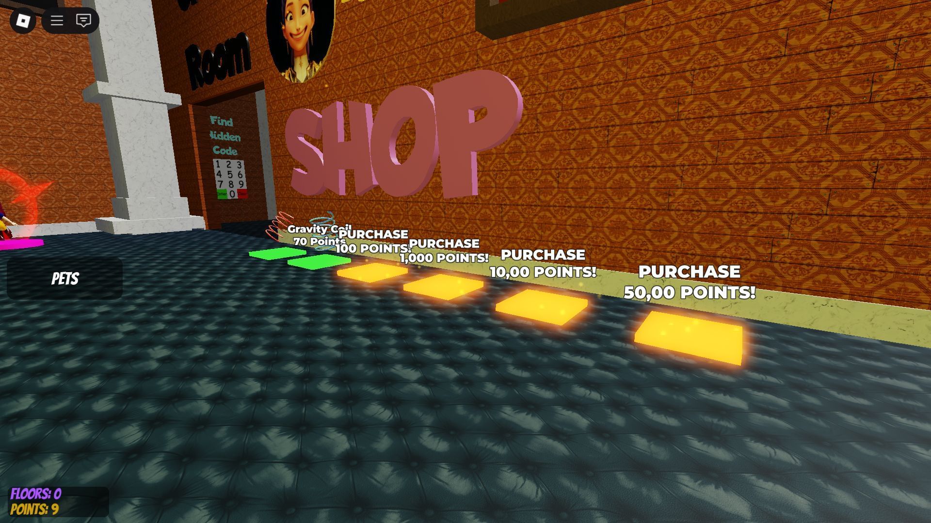In-game shop (Image via Roblox)