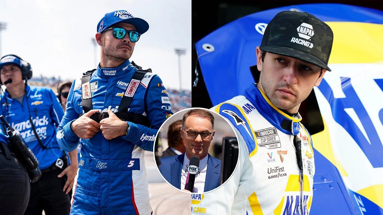 "I don't like that for Kyle Larson": Kevin Harvick voices concern over HMS star's radio rant following Iowa incident with Chase Elliott
