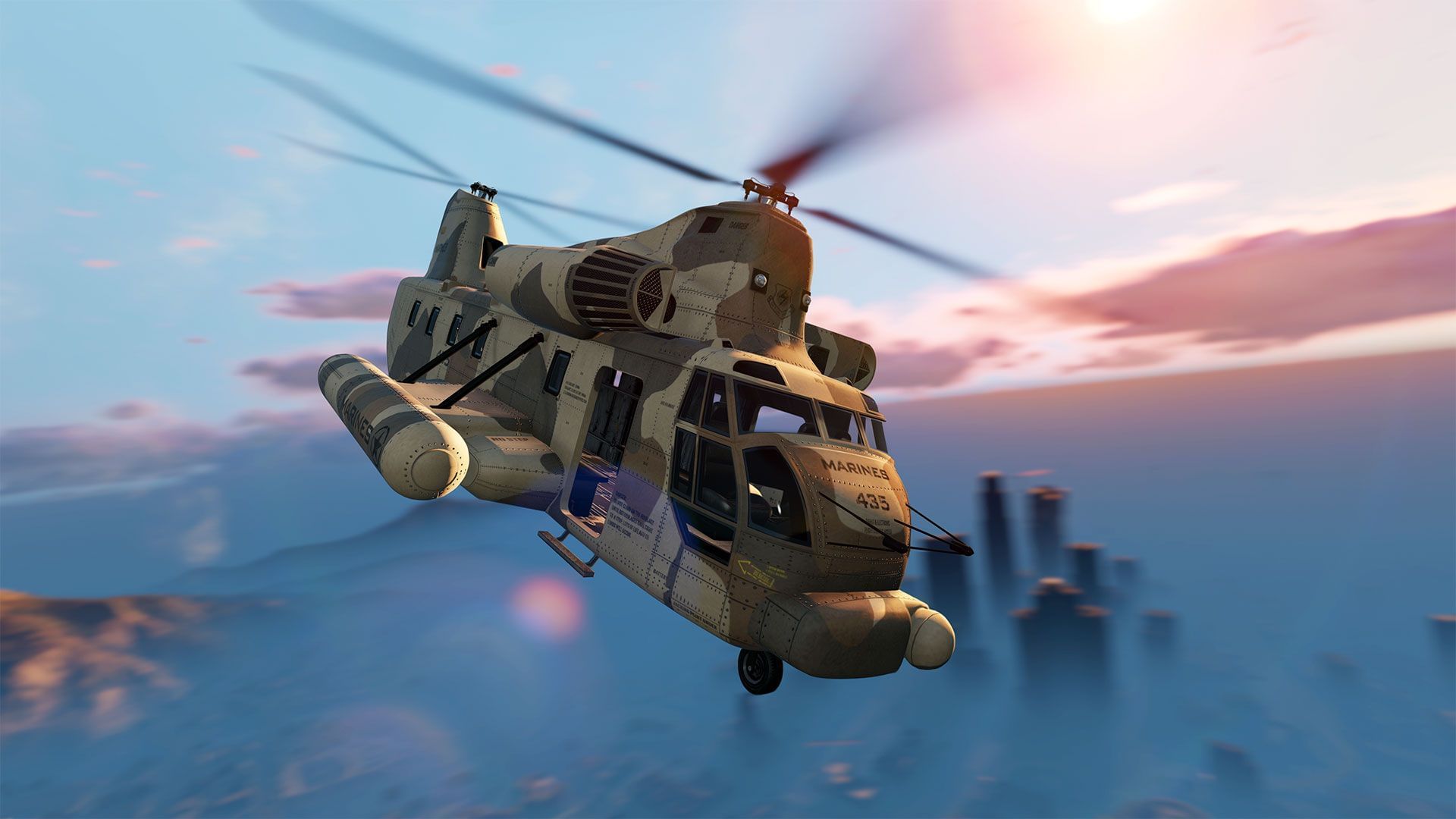 The Western Company Cargobob (Image via Rockstar Games)