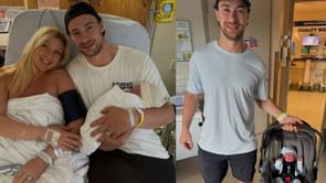 "The best surprise": New Oiler Andrew Mangiapane and wife Claudia welcome baby boy AJ