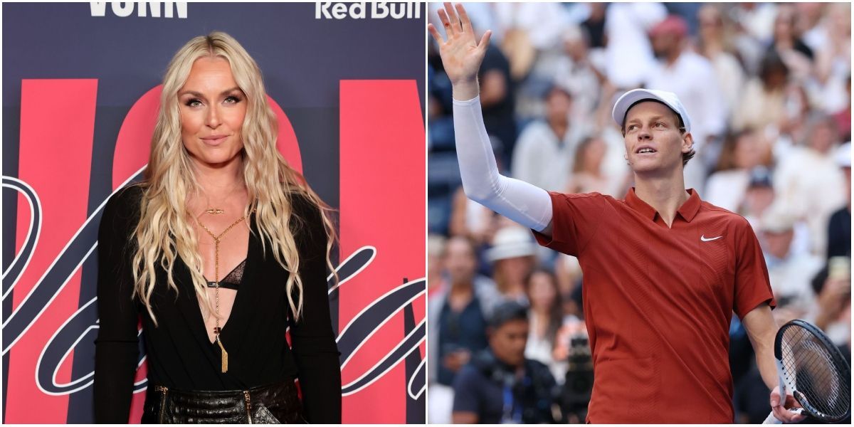 Lindsey Vonn hypes up Jannik Sinner after US Open third-round win over Denis Shapovalov