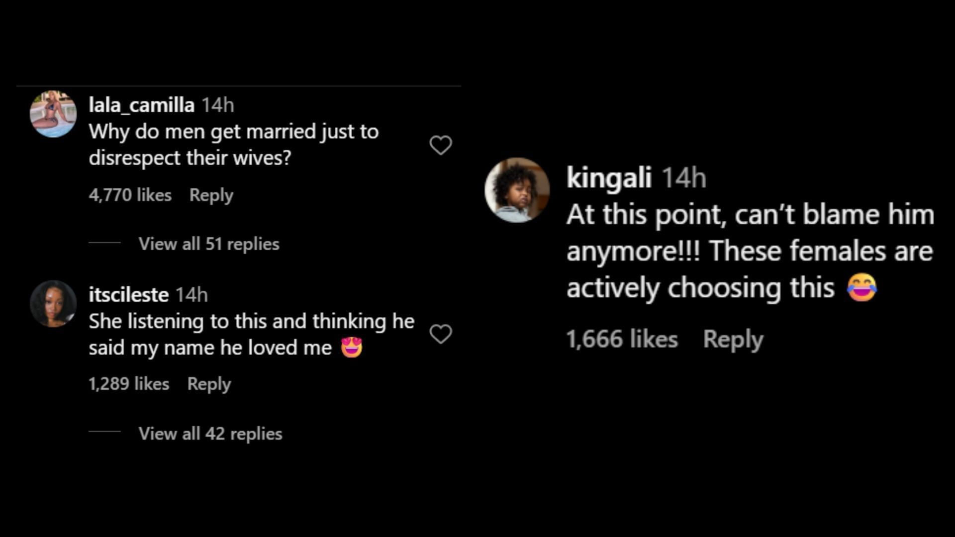 Fans react to YoungBoy&#039;s lyrics indicating Yaya might be pregnant again. (Image via Instagram)