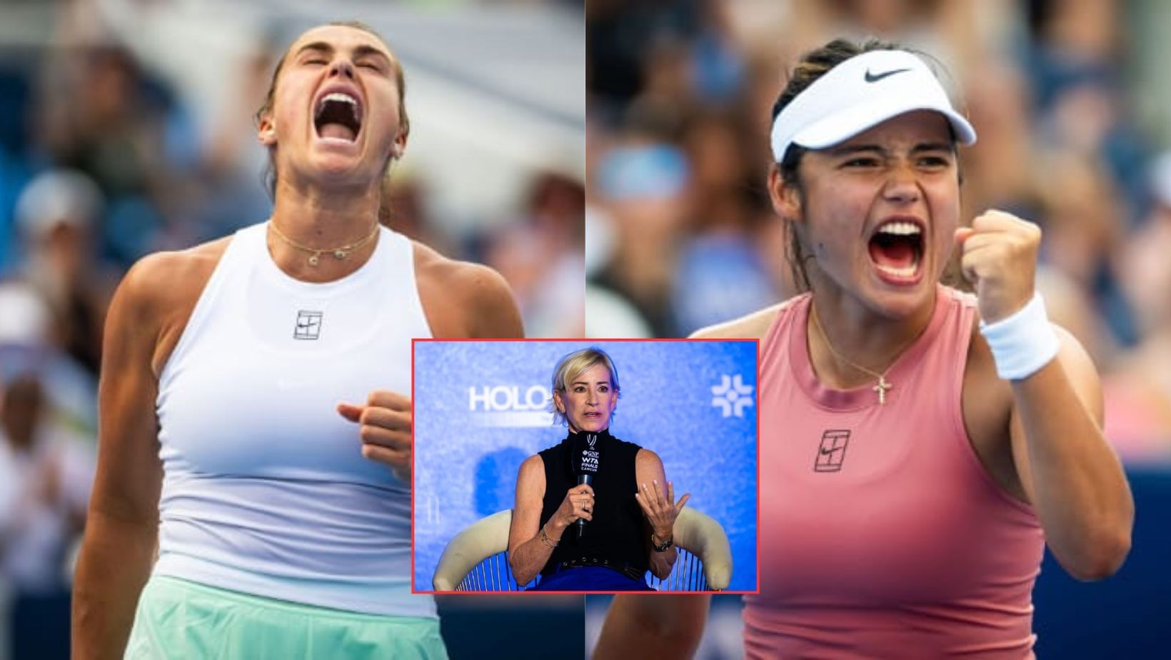 Chris Evert shares her thoughts on Aryna Sabalenka and Emma Raducanu