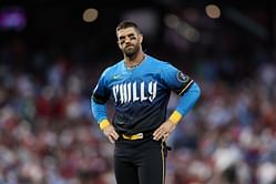 "Deserves to be thrown out" - MLB fans erupt as Bryce Harper goes ballistic over controversial check swing call