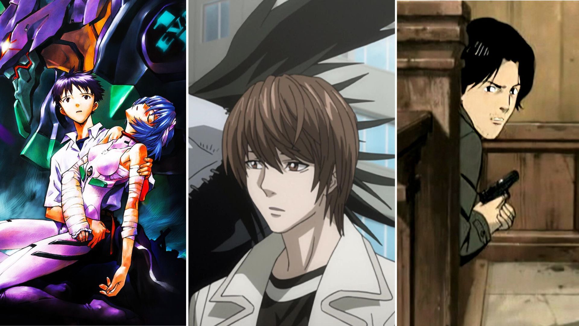  Neon Genesis Evangelion, Death Note, Monster