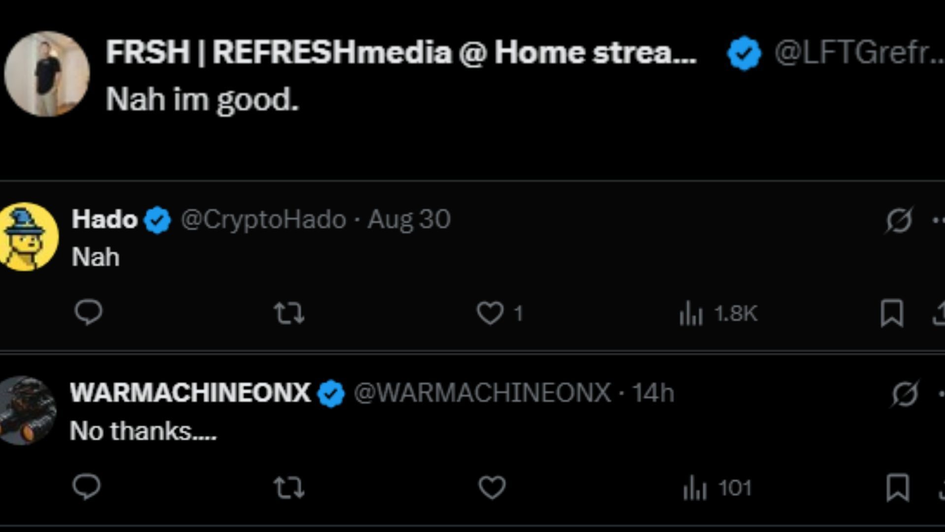 Players&#039; responses (Image via EA)