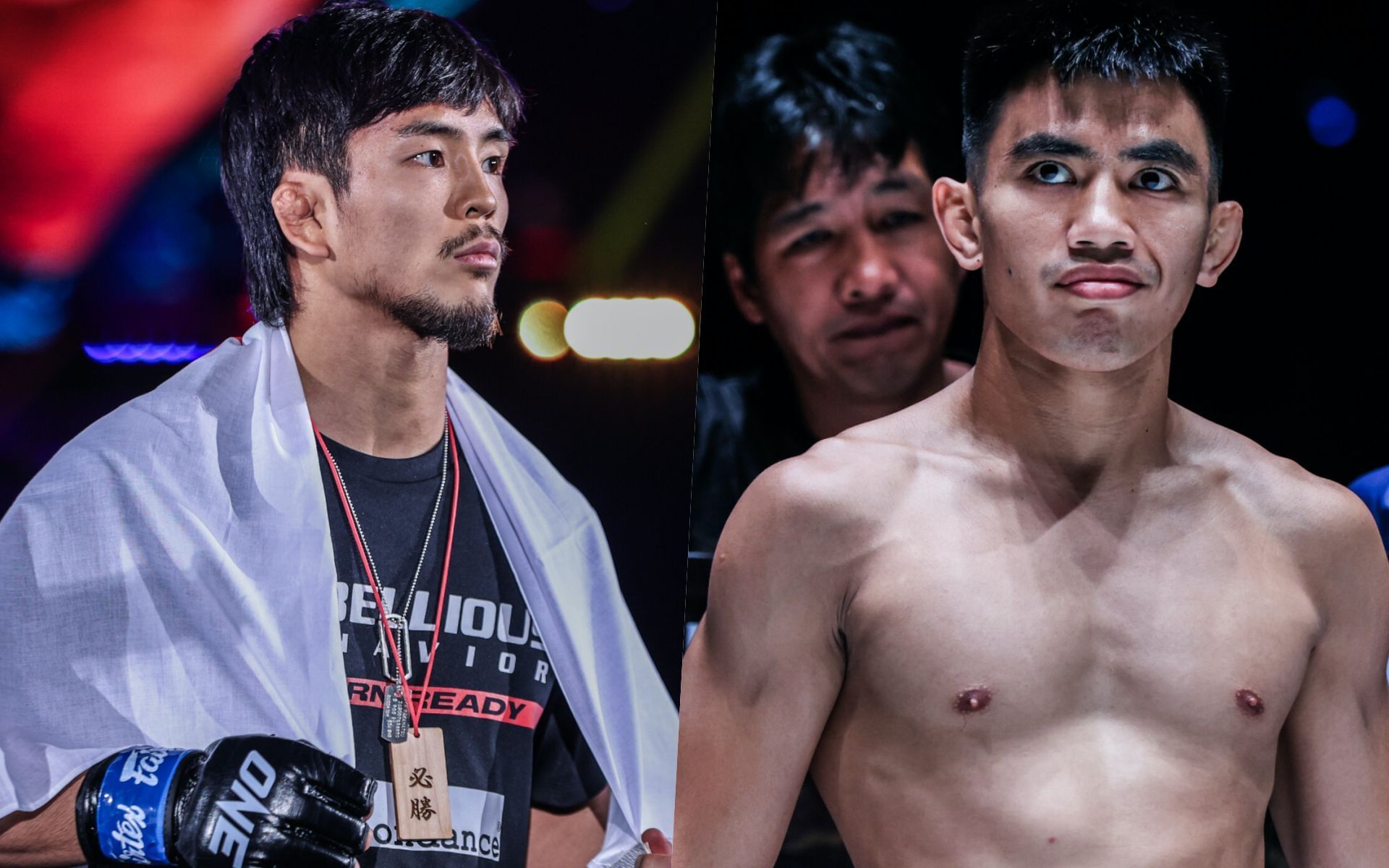 Yuya Wakamatsu (L) and Joshua Pacio (R) | Photo by ONE Championship