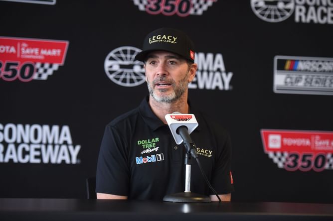Jimmie Johnson's Legacy Motor Club seeks injunction to halt Rick Ware Racing's charter sale amid ongoing legal dispute