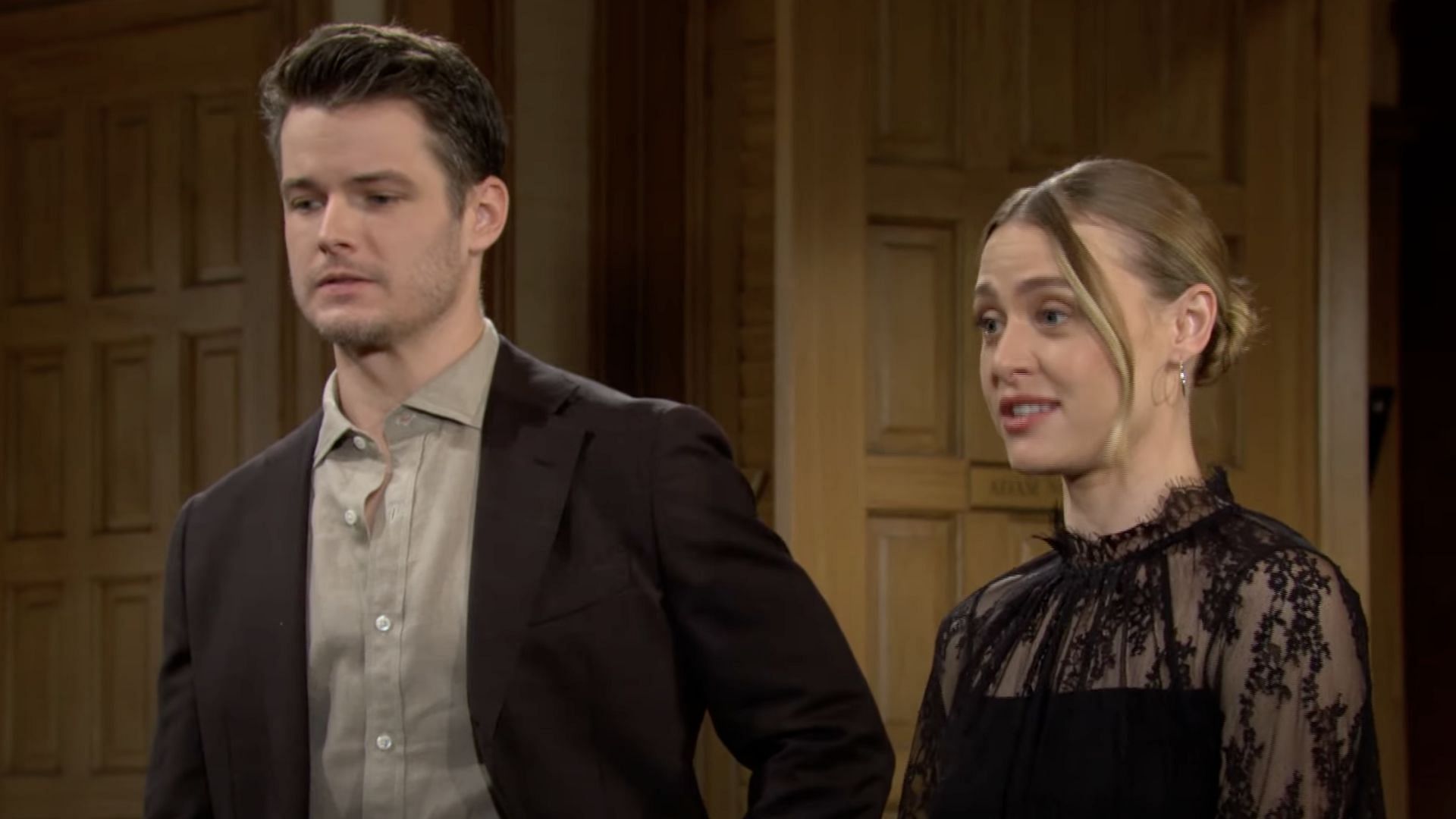Kyle and Claire (Image via Youtube / Y&amp;R INSIDER)