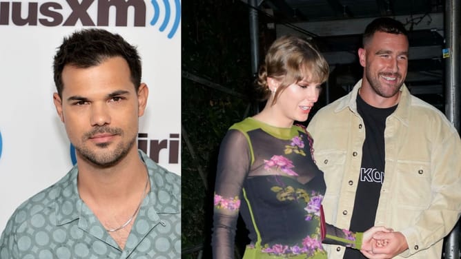 How did Taylor Lautner react to Taylor Swift's engagement to Travis Kelce? Perez Hilton calls it "too cute!"